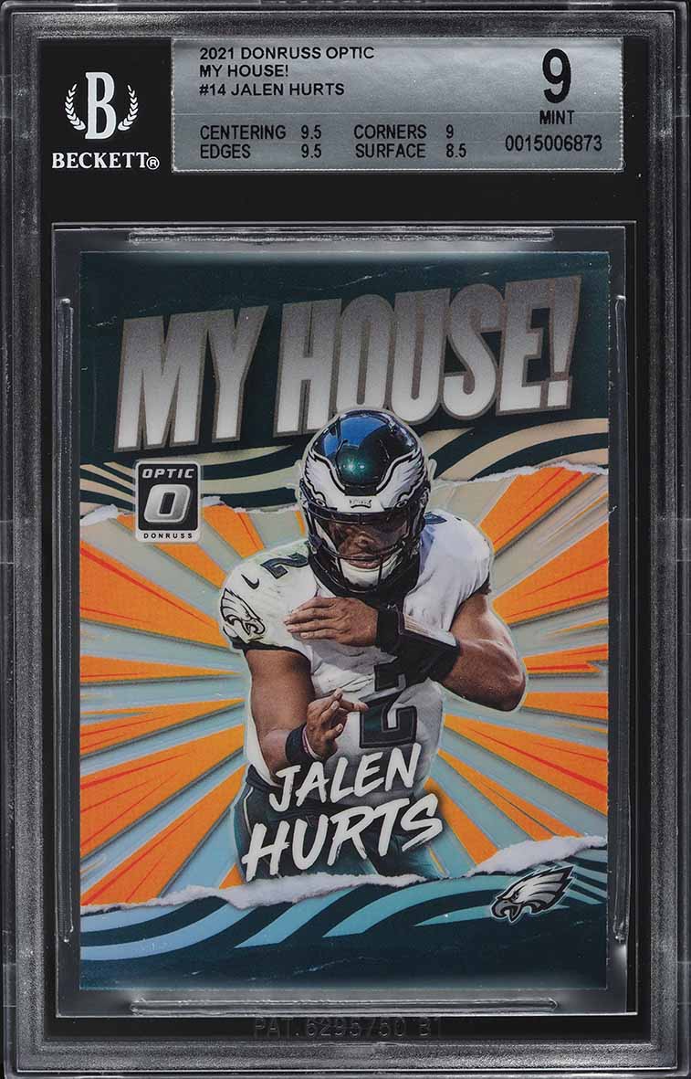 2021 Donruss Optic My House! Jalen Hurts #MH-14 BGS 9 MINT