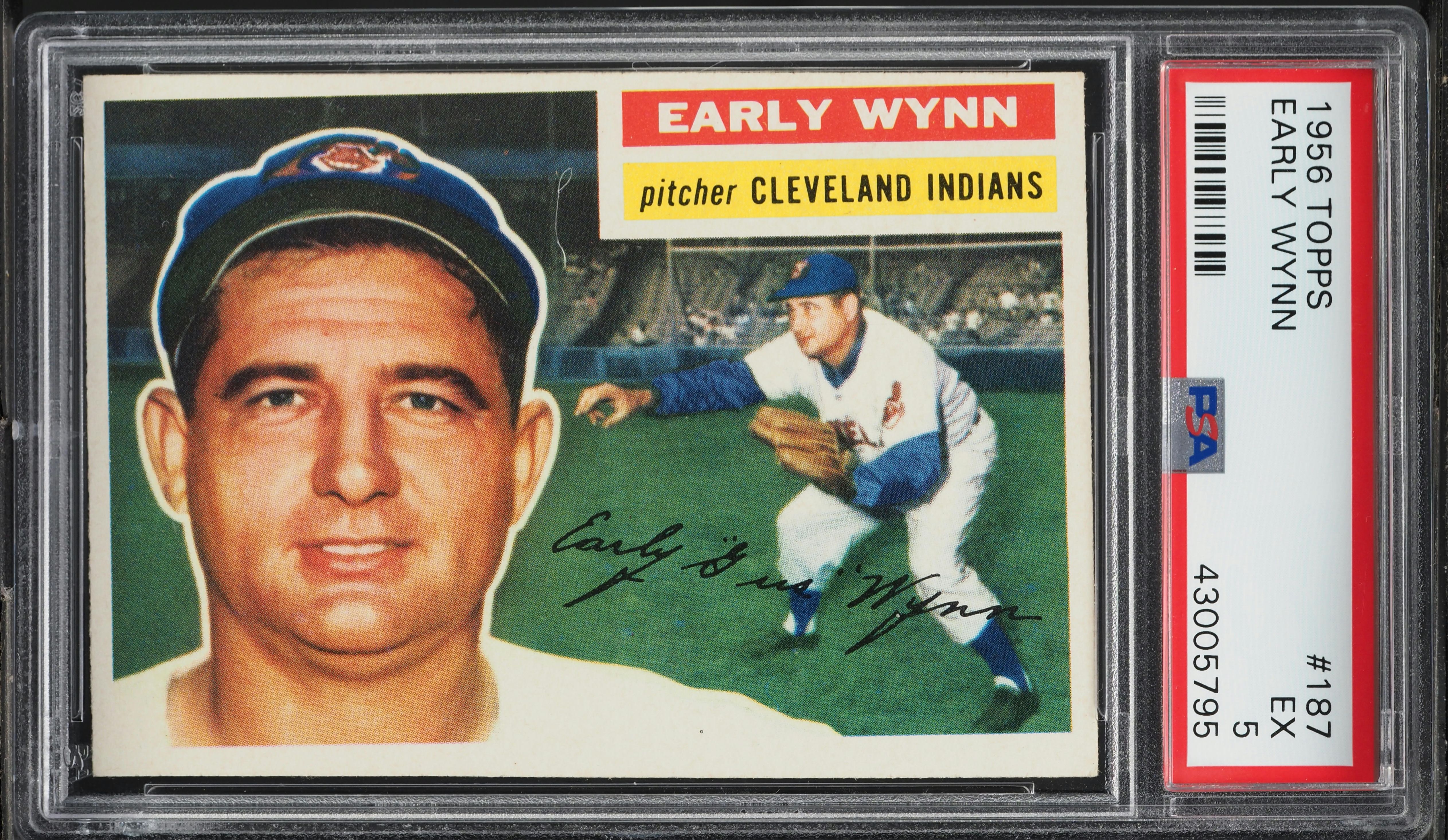 1956 Topps Early Wynn #187 PSA 5 EX
