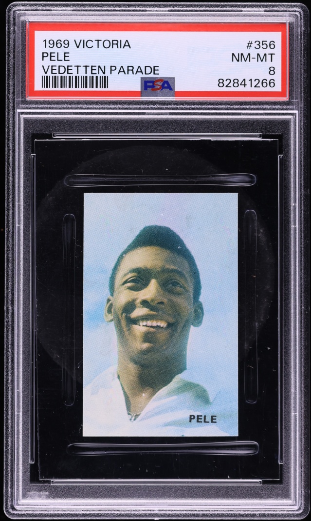 1969 Victoria Vedetten Parade Pele #356 PSA 8 NM-MT