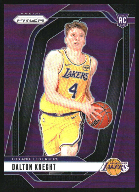 2024-25 Panini Prizm Purple Prizm #238 Dalton Knecht RC /99