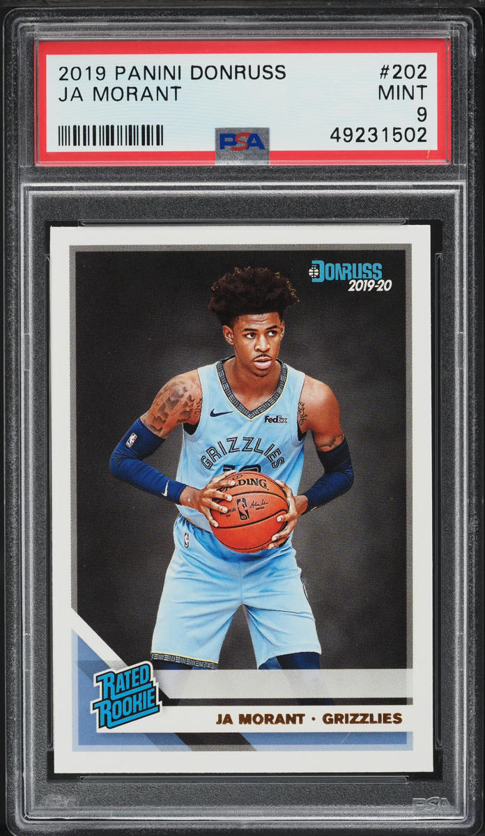 2019 Donruss Basketball Ja Morant ROOKIE #202 PSA 9 MINT