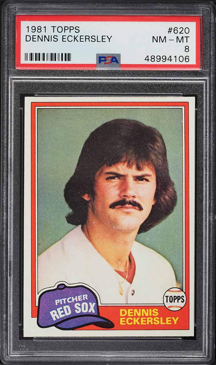 1981 Topps Dennis Eckersley #620 PSA 8 NM-MT