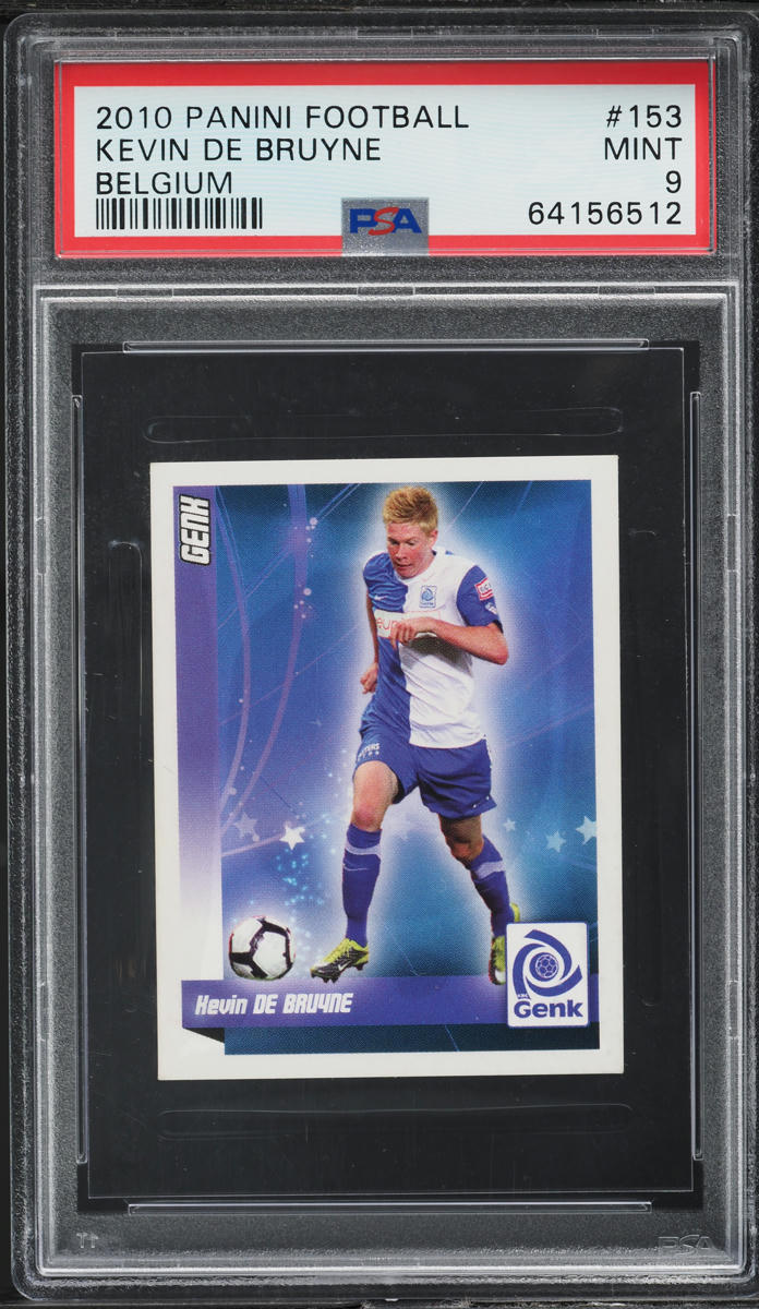 2010 Panini Football Belgium Kevin De Bruyne ROOKIE #153 PSA 9 MINT