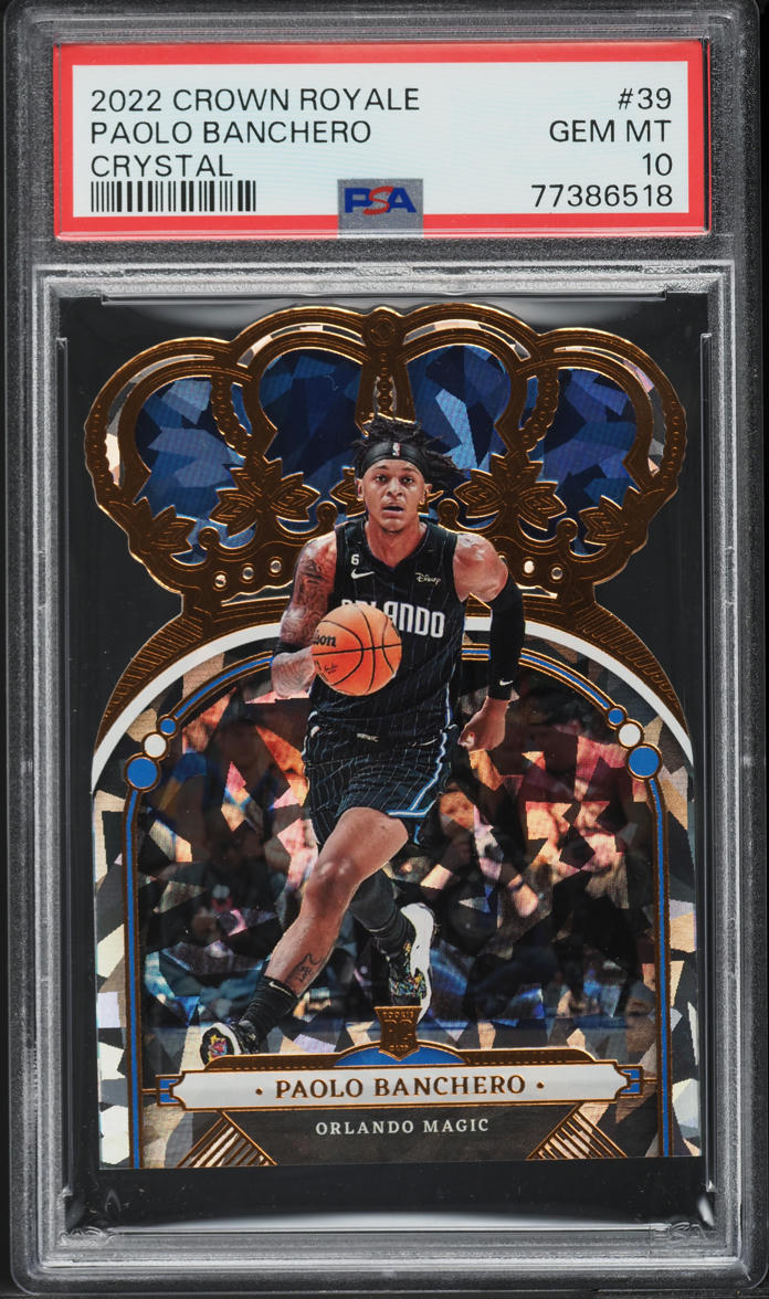 2022 Crown Royale Crystal Paolo Banchero ROOKIE #39 PSA 10 GEM MINT