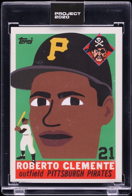 2020 Topps Project 2020 By Keith Shore Roberto Clemente #182