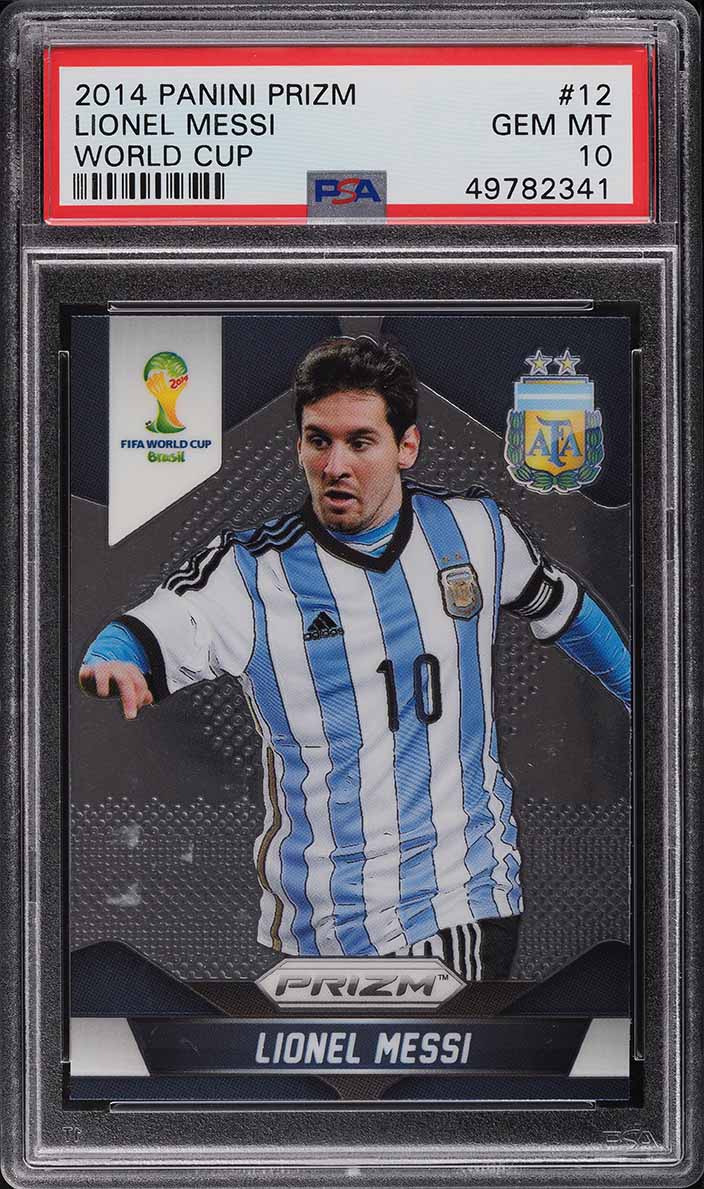 2014 Panini Prizm World Cup Lionel Messi #12 PSA 10 GEM MINT