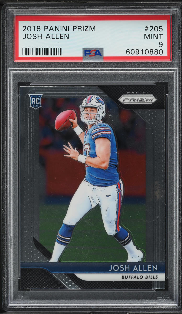 2018 Panini Prizm Josh Allen ROOKIE #205 PSA 9 MINT