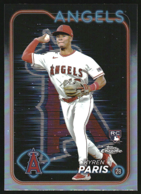 2024 Topps Chrome Lightboard Logo Refractor #151 Kyren Paris RC