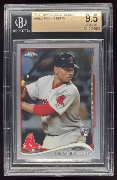 2014 Topps Chrome Update #US-20 Mookie Betts RC BGS 9.5