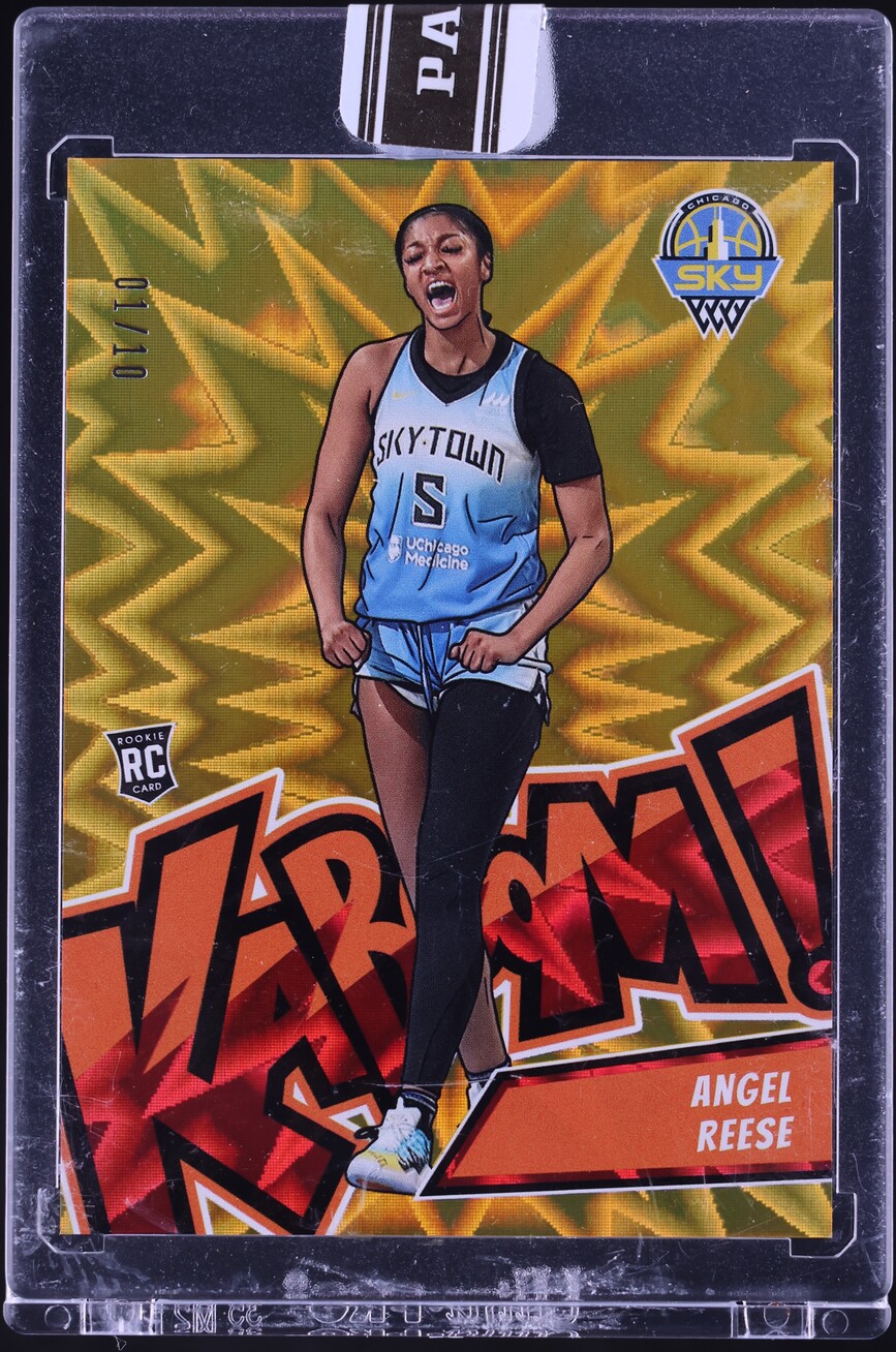 2024 Panini Royalty WNBA Kaboom! Gold Angel Reese ROOKIE 1/10 #5