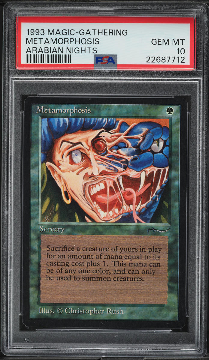1993 Magic The Gathering MTG Arabian Nights Metamorphosis PSA 10 GEM MINT