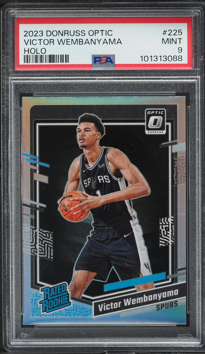 2023 Donruss Optic Holo Victor Wembanyama ROOKIE #225 PSA 9 MINT