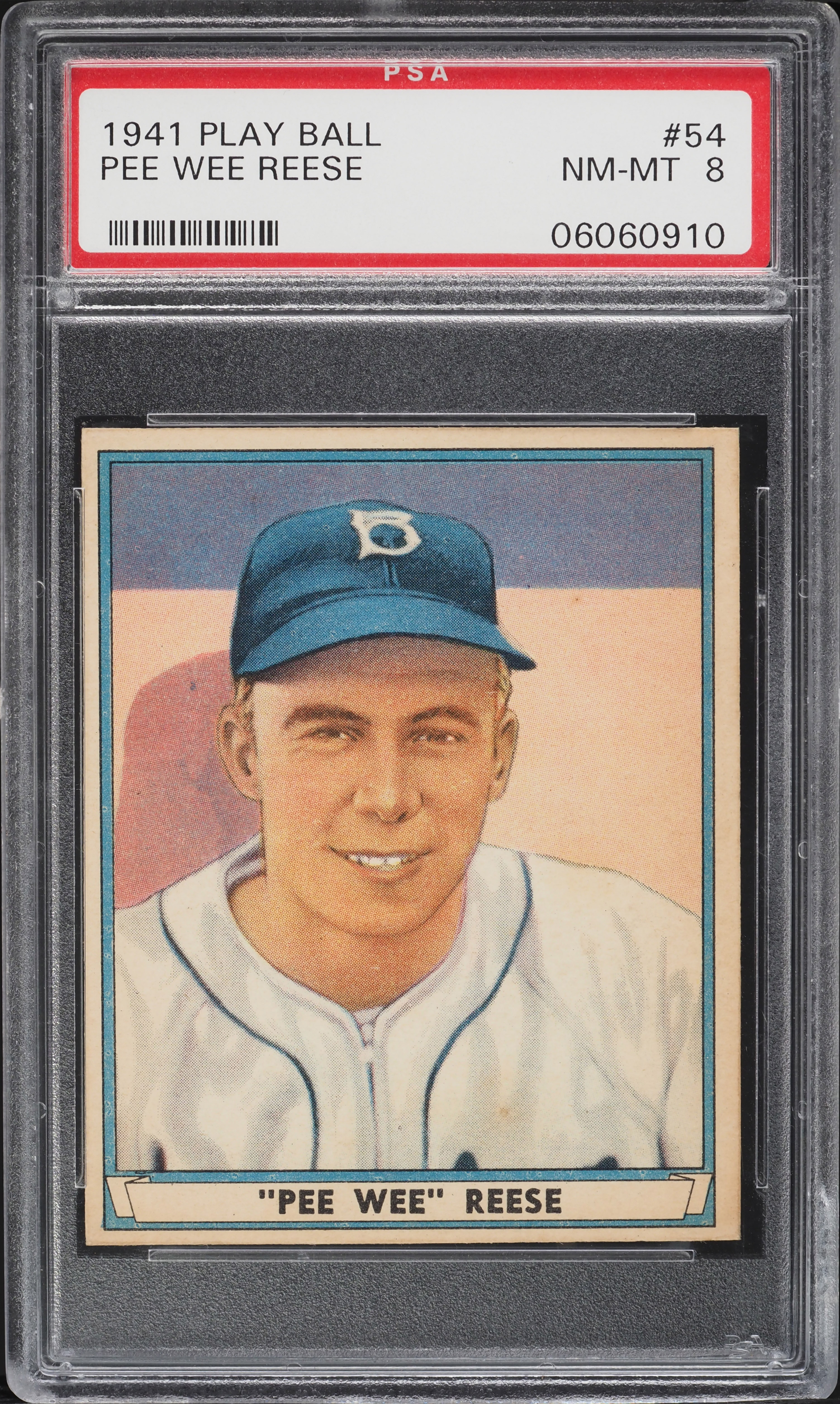 1941 Play Ball Pee Wee Reese ROOKIE #54 PSA 8 NM-MT