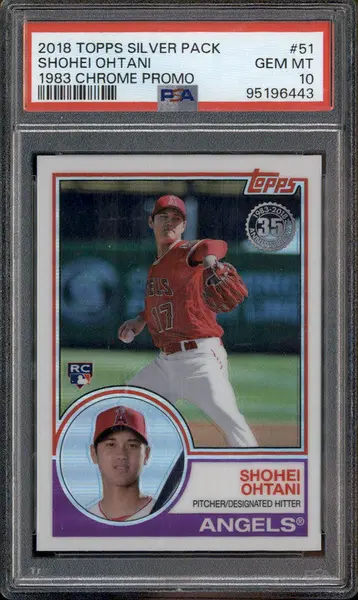 Shohei Ohtani 2018 Topps Silver Pack #51 1983 Chrome Promo