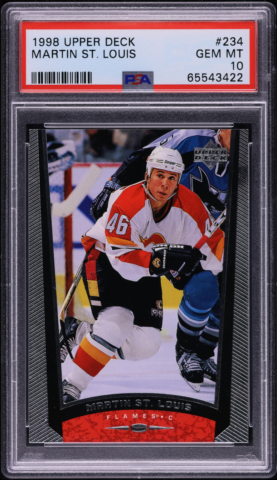 1998 Upper Deck Hockey Martin St. Louis ROOKIE #234 PSA 10 GEM MINT
