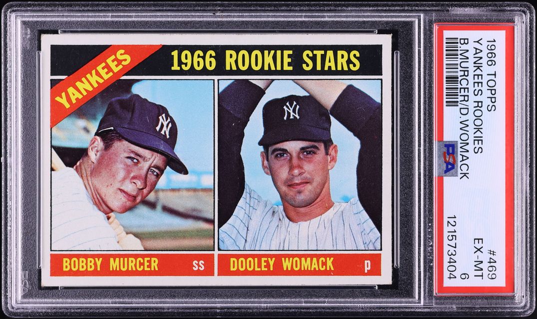 1966 Topps Bobby Murcer ROOKIE #469 PSA 6 EXMT