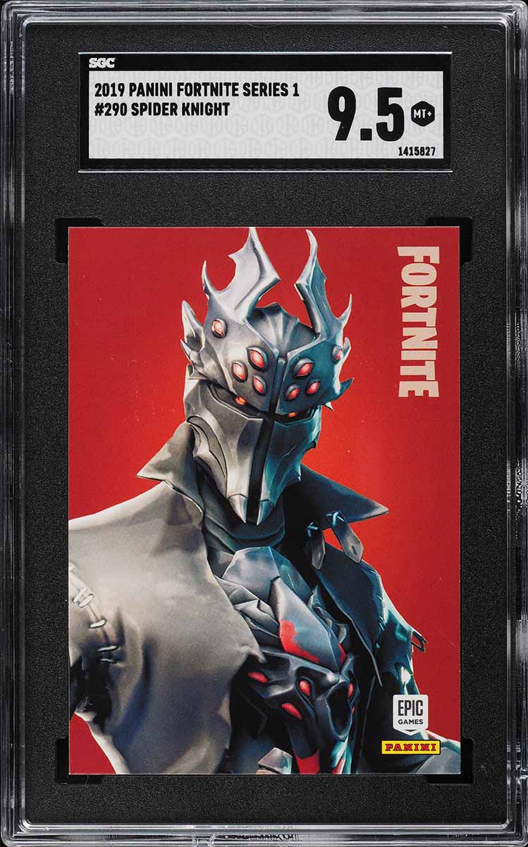 2019 Panini Fortnite Series 1 Spider Knight #290 SGC 9.5 MINT+