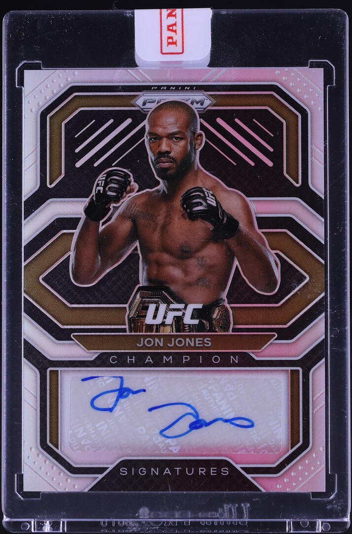 2021 Panini Prizm UFC Champion Jon Jones AUTO #CS-JJN