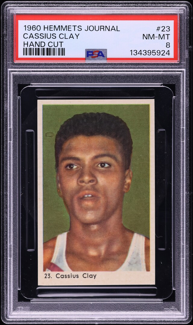 1960 Hemmets Journal Cassius Clay Muhammad Ali ROOKIE #23 PSA 8 NM-MT