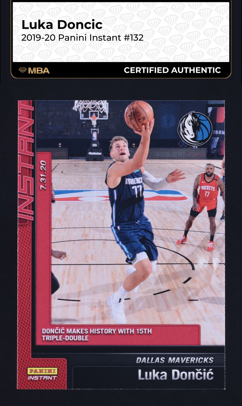 2019 Panini Instant Luka Doncic #132 MBA AUTH