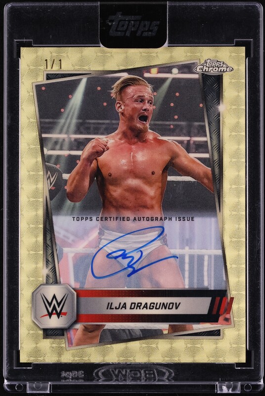 2025 Topps Chrome WWE Superfractor Ilja Dragunov AUTO 1/1 #47