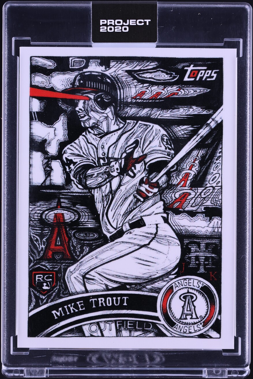 2020 Topps Project 2020 By JK5 Mike Trout #121