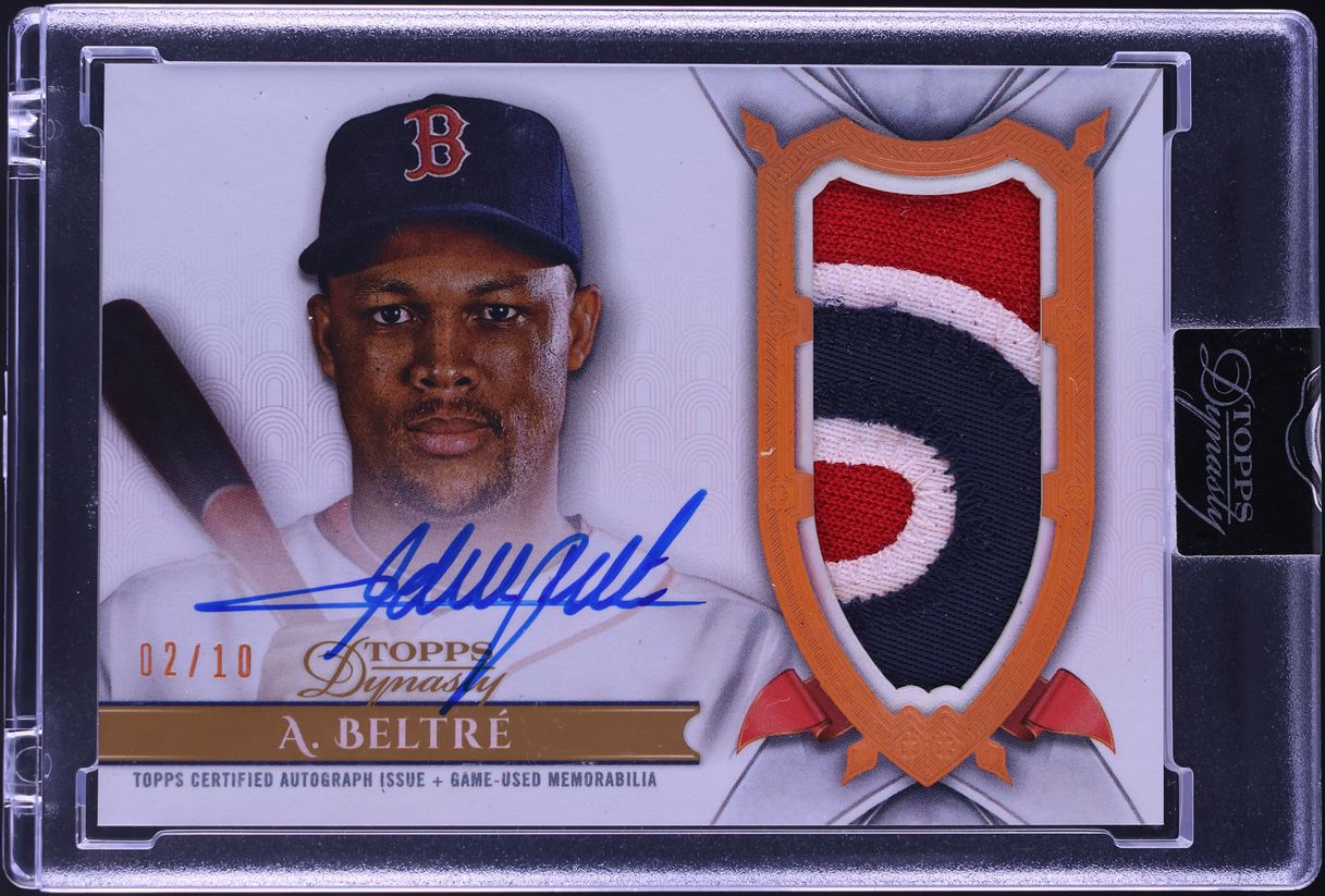 2024 Topps Dynasty Adrian Beltre PATCH AUTO /10 #DAP-ABE3