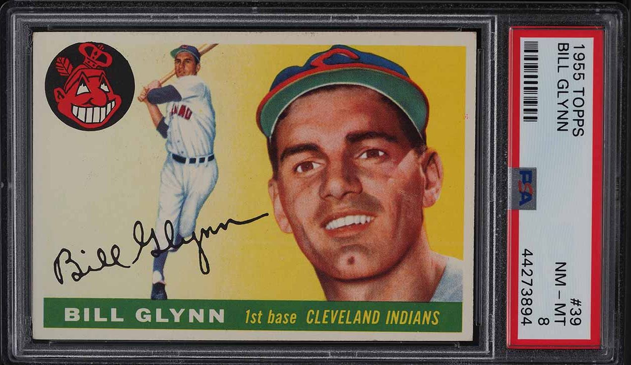 1955 Topps Bill Glynn #39 PSA 8 NM-MT