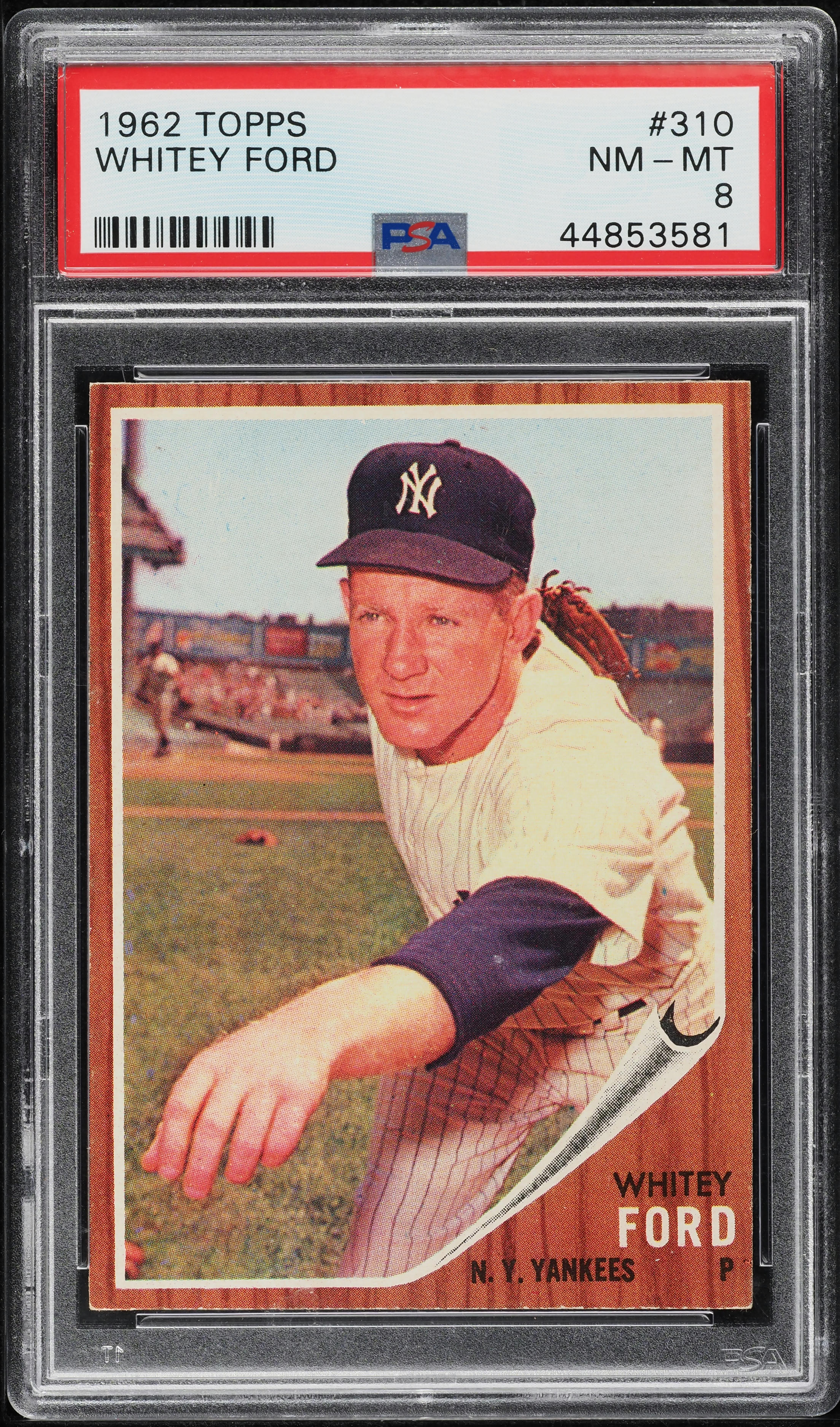 1962 Topps Whitey Ford #310 PSA 8 NM-MT