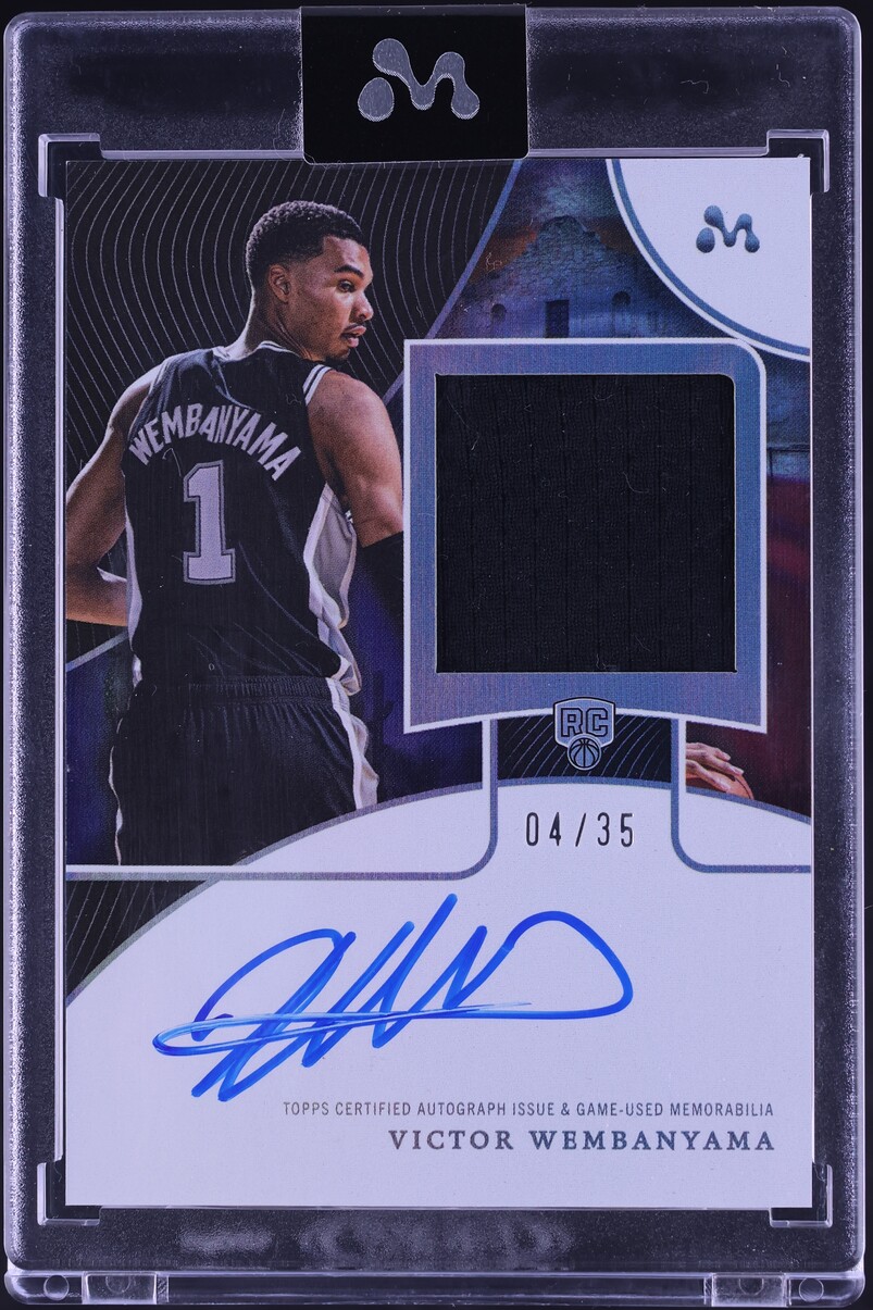2023 Topps Mercury Texas Victor Wembanyama ROOKIE PATCH AUTO /35 #WAR-10D