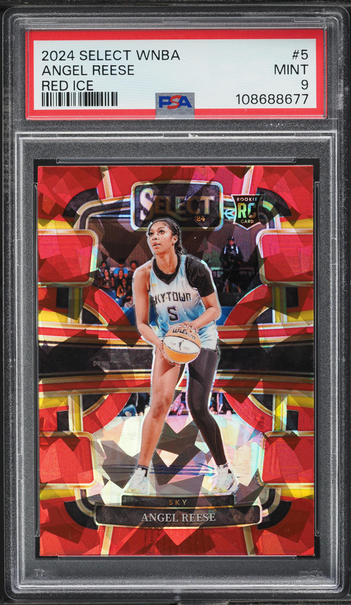 2024 Panini Select WNBA Concourse Red Ice Angel Reese ROOKIE #5 PSA 9 MINT