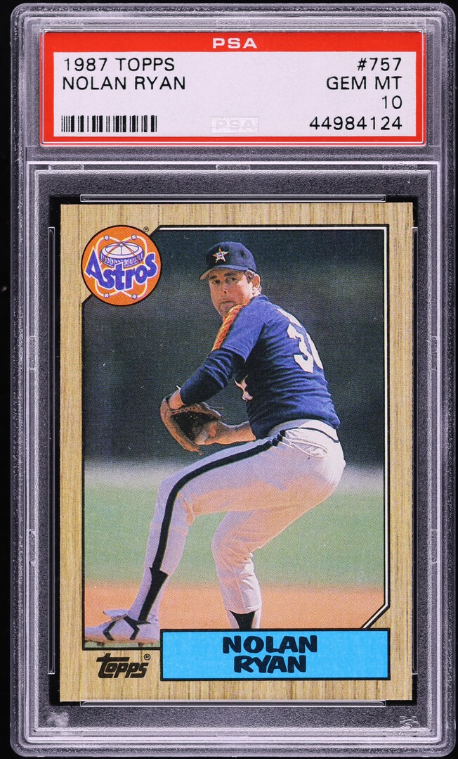 1987 Topps Nolan Ryan #757 PSA 10 GEM MINT