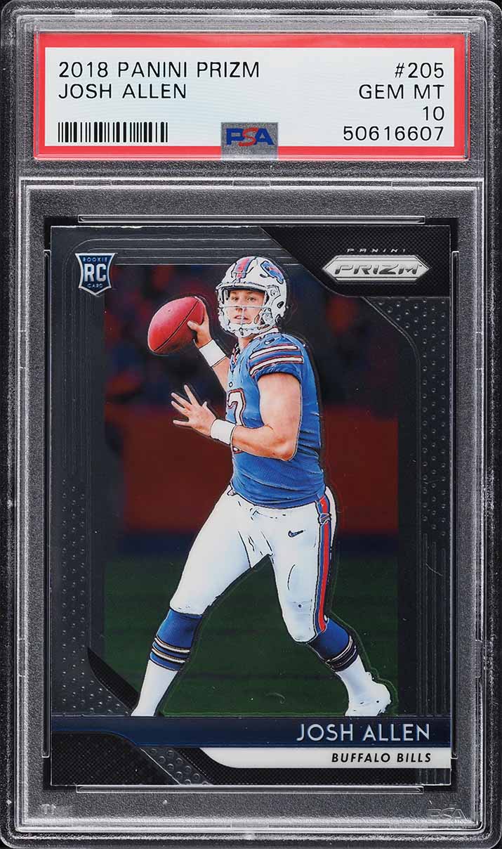 2018 Panini Prizm Josh Allen ROOKIE #205 PSA 10 GEM MINT