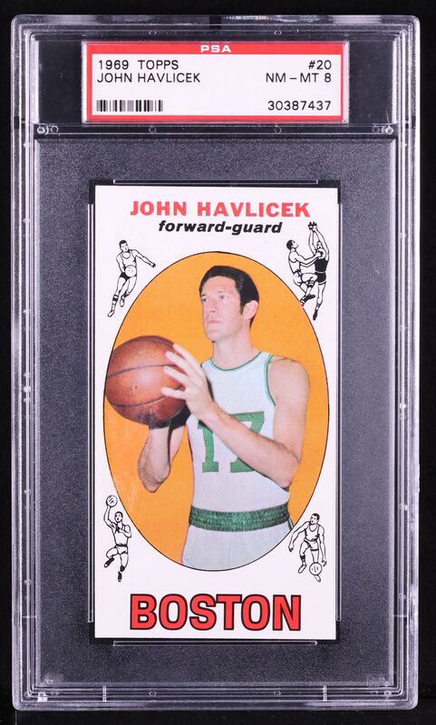 1969 Topps Basketball John Havlicek ROOKIE #20 PSA 8 NM-MT