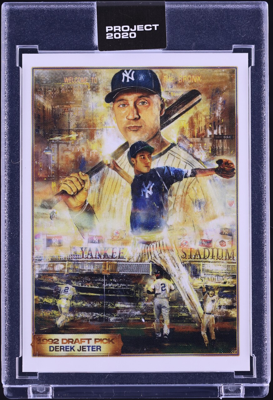 2020 Topps Project 2020 By Andrew Thiele Derek Jeter #82