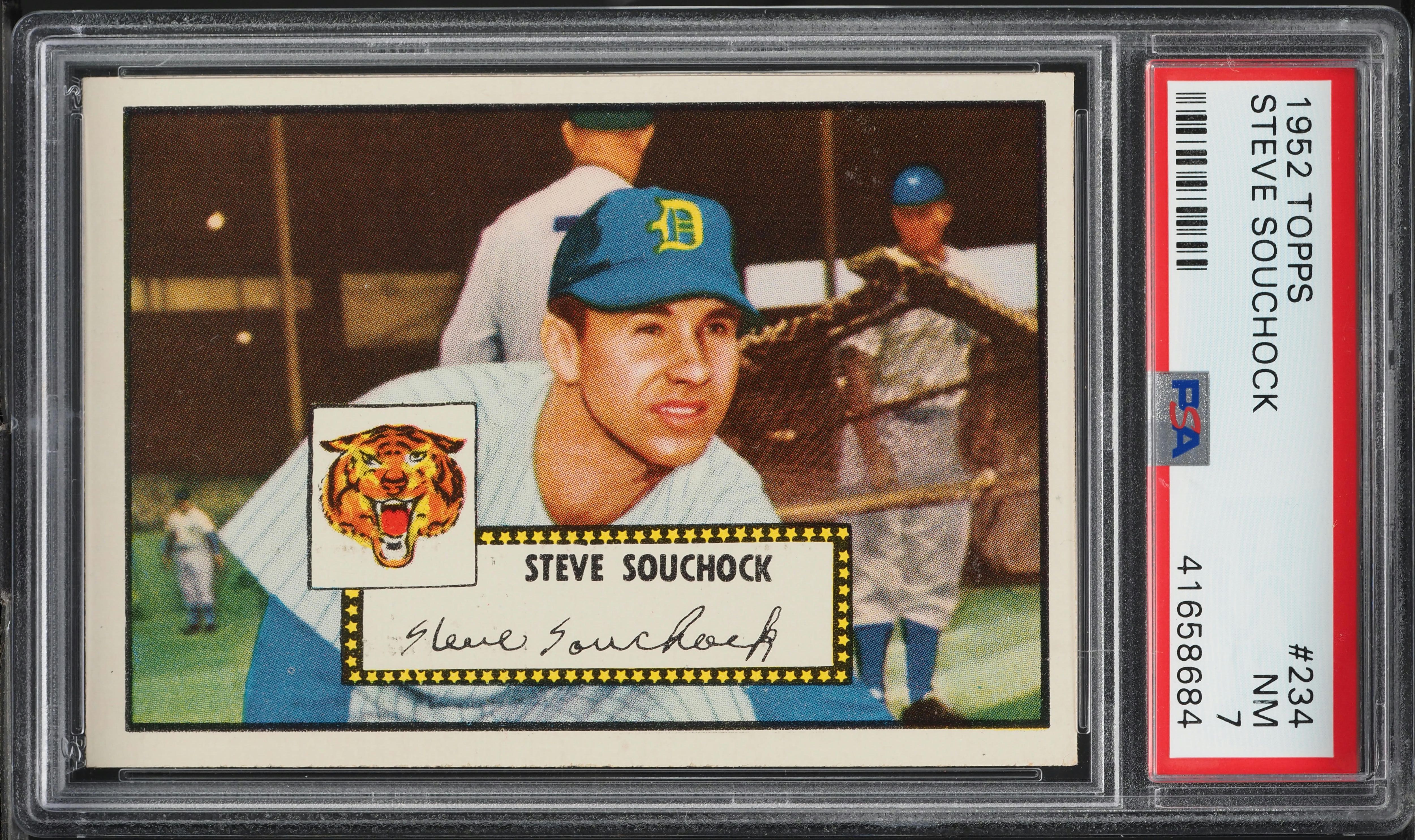 1952 Topps Steve Souchock ROOKIE #234 PSA 7 NRMT