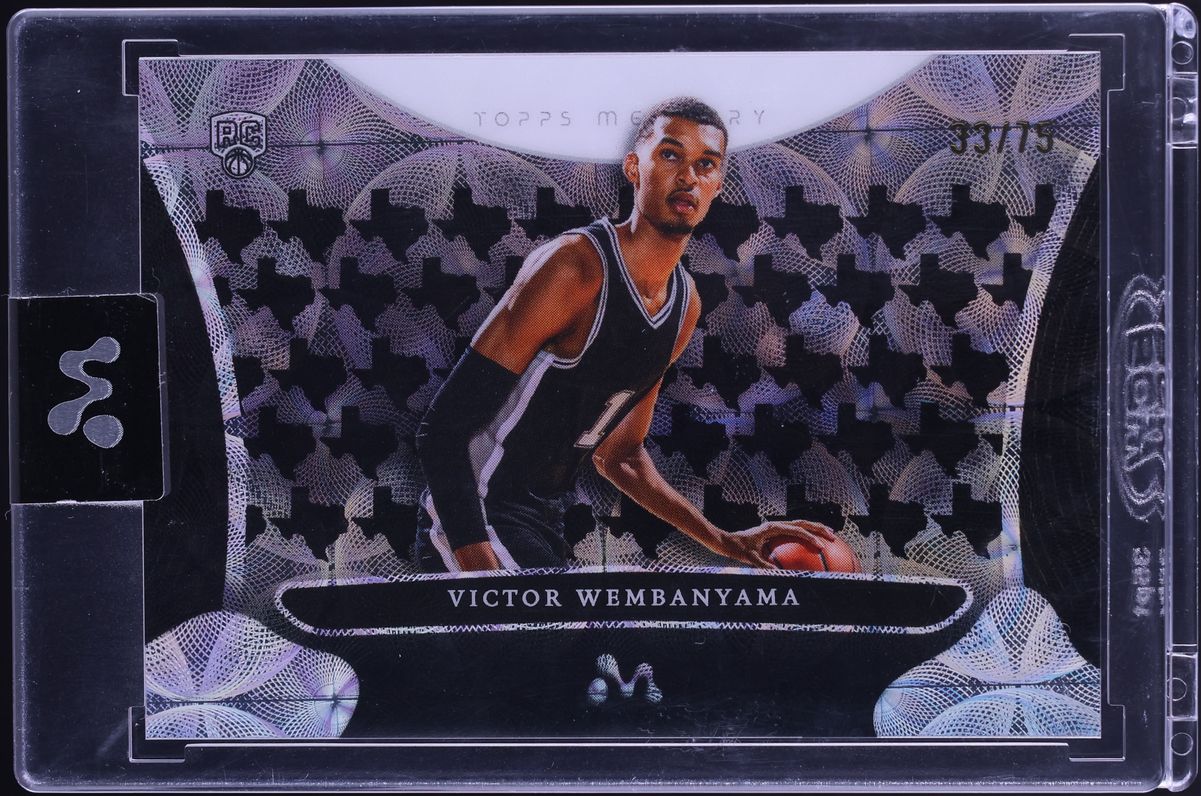 2023 Topps Mercury Texas Kaleidoscope Refractor Victor Wembanyama ROOKIE /75 #18