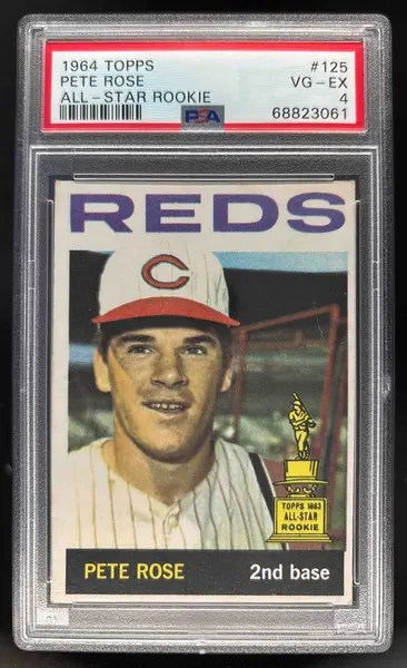 1964 Topps #125 Pete Rose Super Rookie All-Star PSA 4