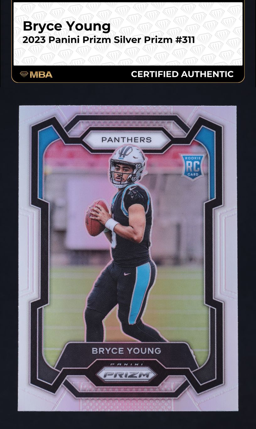 2023 Panini Prizm Silver Bryce Young ROOKIE #311 MBA AUTH