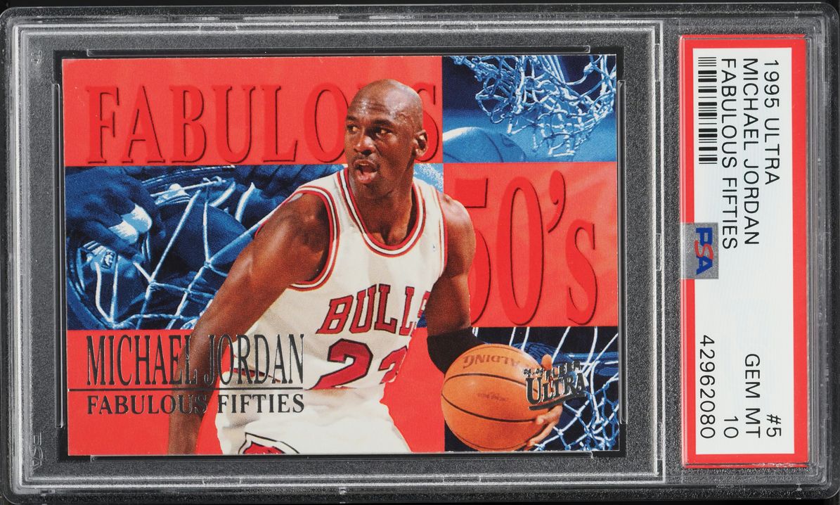 1995 Ultra Fabulous Fifties Michael Jordan #5 PSA 10 GEM MINT