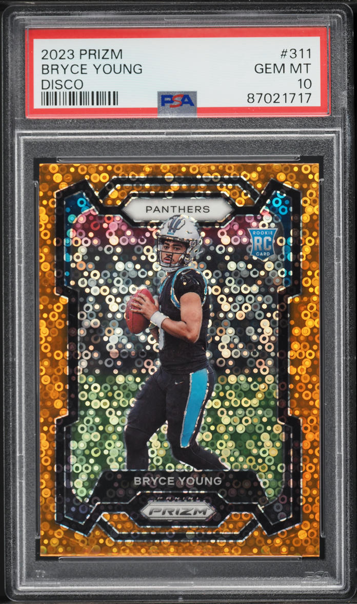 2023 Panini Prizm Disco Bryce Young ROOKIE #311 PSA 10 GEM MINT
