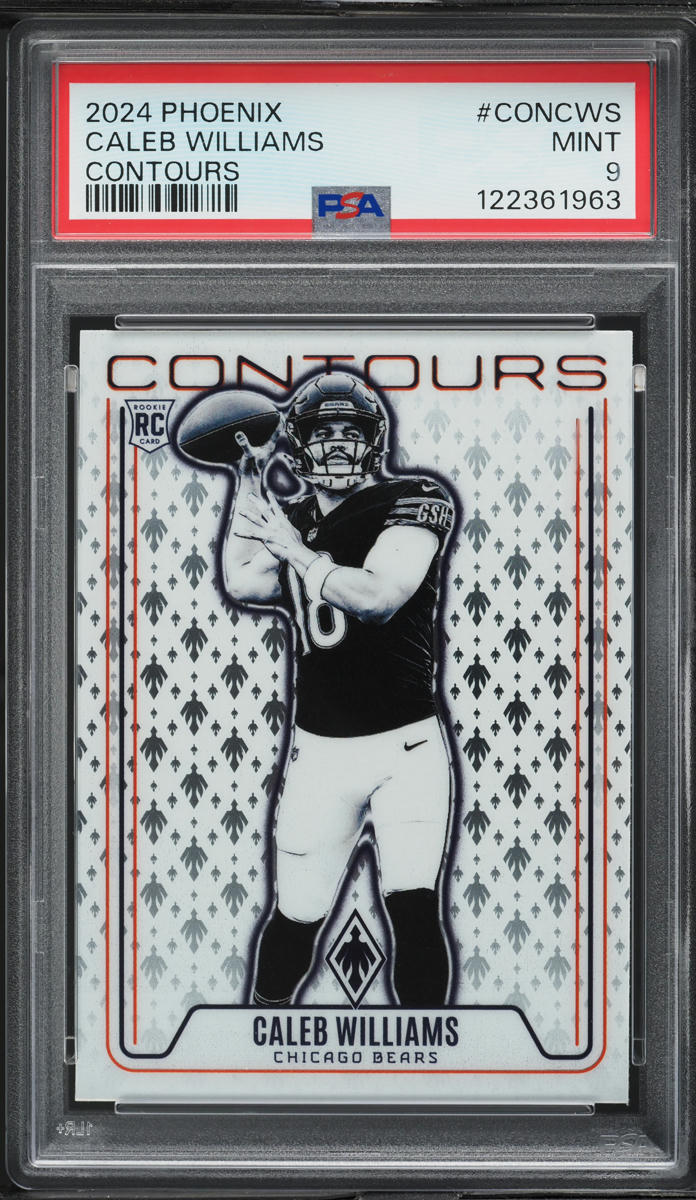 2024 Panini Phoenix Contours Caleb Williams ROOKIE #CON-CWS PSA 9 MINT