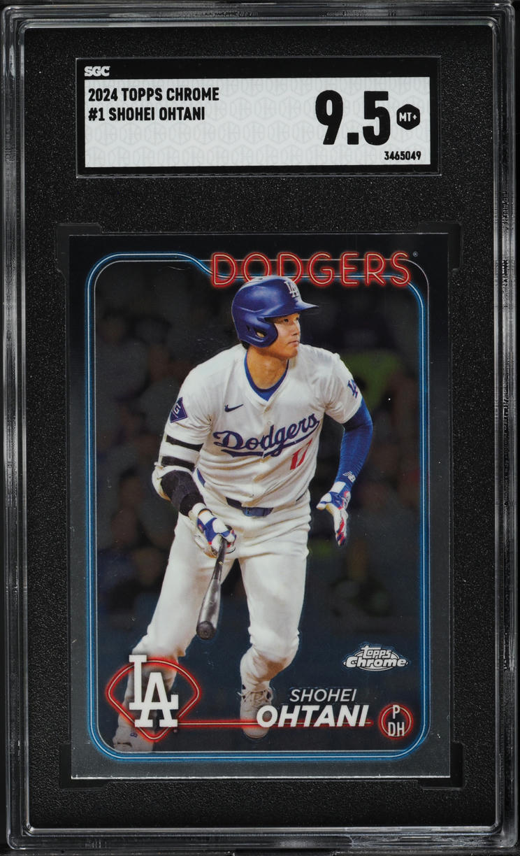 2024 Topps Chrome Shohei Ohtani #1 SGC 9.5 MINT+