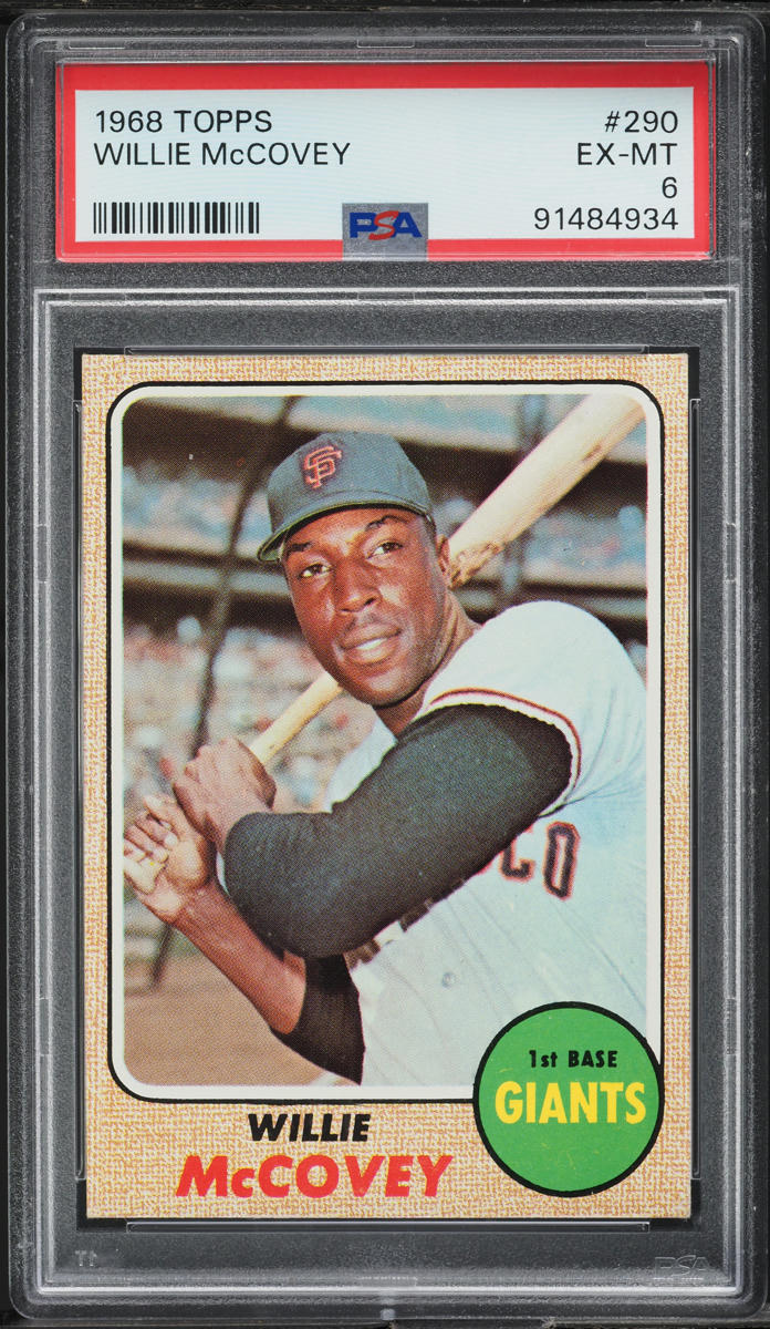 1968 Topps Willie Mccovey #290 PSA 6 EXMT
