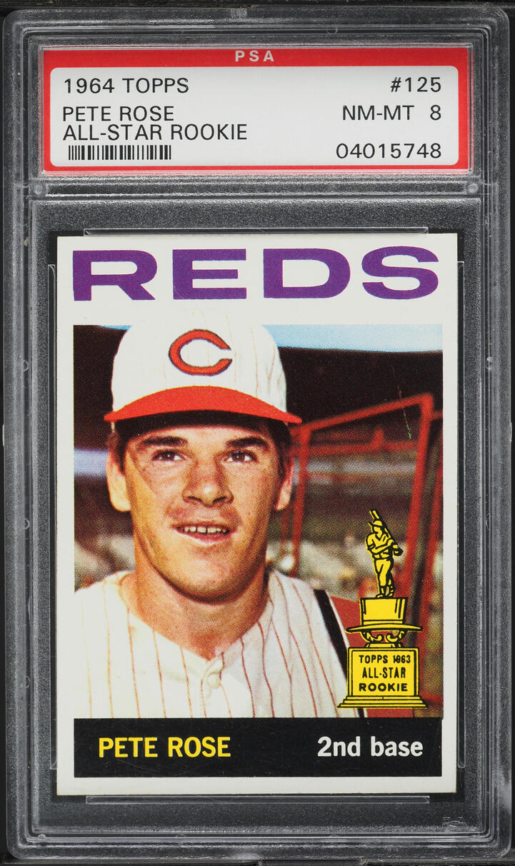 1964 Topps Pete Rose #125 PSA 8 NM-MT