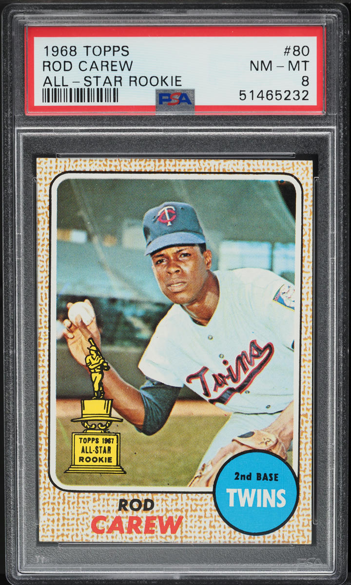 1968 Topps Rod Carew #80 PSA 8 NM-MT