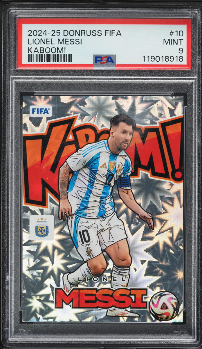 2024 Donruss FIFA Kaboom! Lionel Messi #10 PSA 9 MINT
