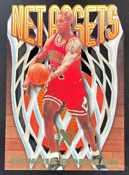 1996 Skybox EX-2000 Net Assets #17 Dennis Rodman