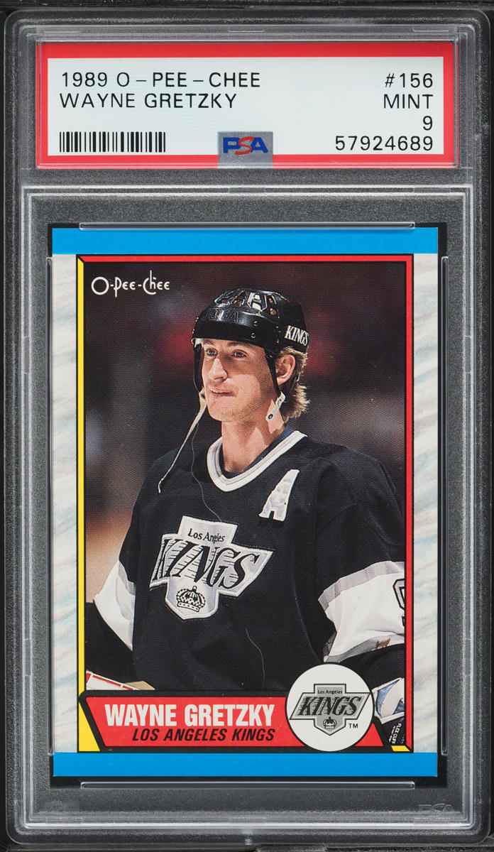 1989 O-Pee-Chee Hockey Wayne Gretzky #156 PSA 9 MINT