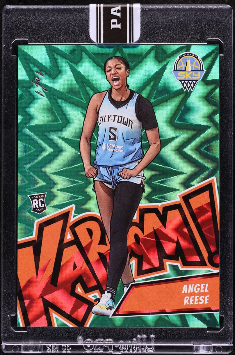 2024 Panini Royalty WNBA Kaboom! Green Angel Reese ROOKIE 1/1 #5
